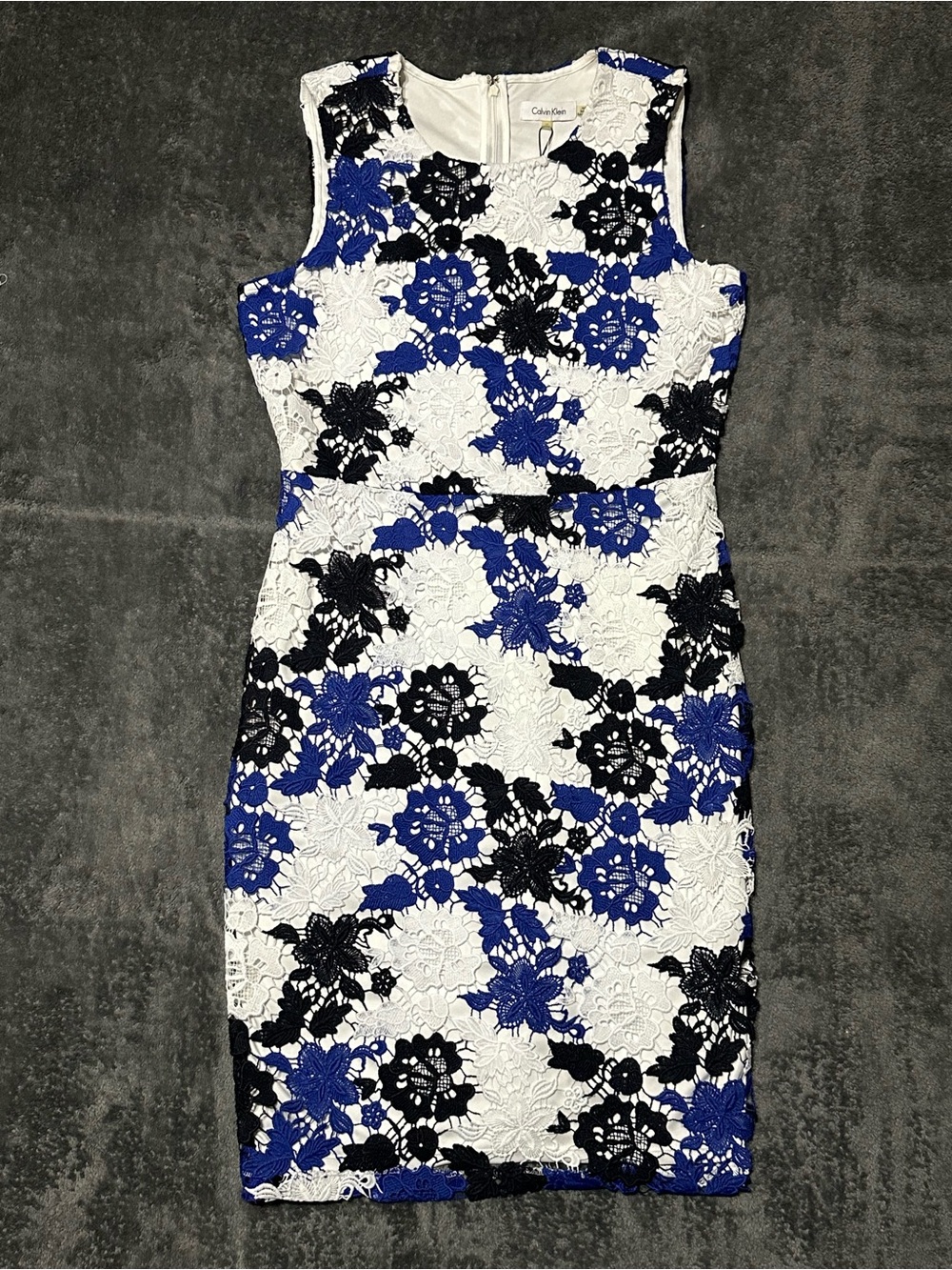 🆕 Calvin Klein Floral Lace Sheath Dress